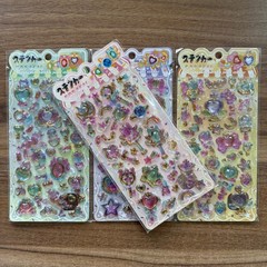 4Sheets Wand 3D Gem Stickers Twinkle Jewel Epoxy Stickers for Scrapbooking Journ