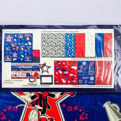 📸 NOS Disney World Capture the Magic Scrapbooking Kit Cheerleader Minnie Mouse