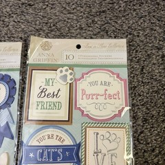 Anna Griffin Best In Show Collection 3D Stickers Embellishments & 24 12×12 Paper