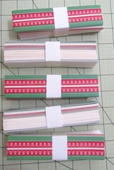 Anna Griffin «Holiday Die Cuts» 500 Cardstock Die Cuts 5″ x 1″ Partial Used