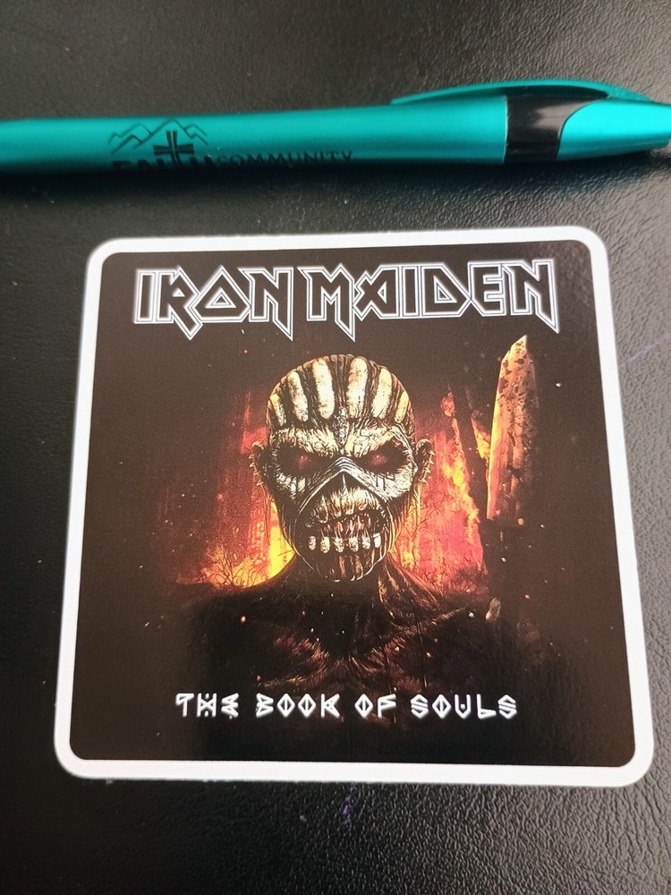 IRON MAIDEN The Book Of Souls STICKER – Mint Condition – HEAVY METAL BAND