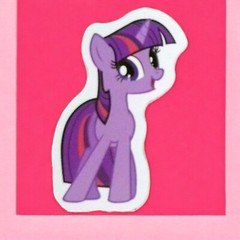 My Little Pony Sticker MLP Twilight Sparkle Happy Smile