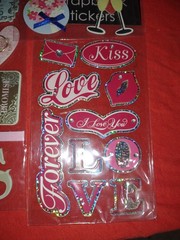 Wedding Love & Romance Scrapbook Sticker Embellishments Lot Valentine’s stickers