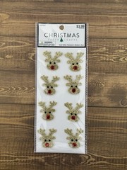 Christmas Paper Crafts/The Paper Studio Dimensional Glitter Stickers pack! – NEW