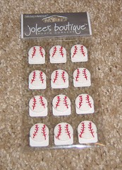 EK Success Jolee’s Boutique Adhesive Photo Corners ~ Baseball