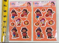 2 Dora The Explorer Puffy 3D Sticker Pks 2011 Stickety Doo Da Halloween Pumpkins