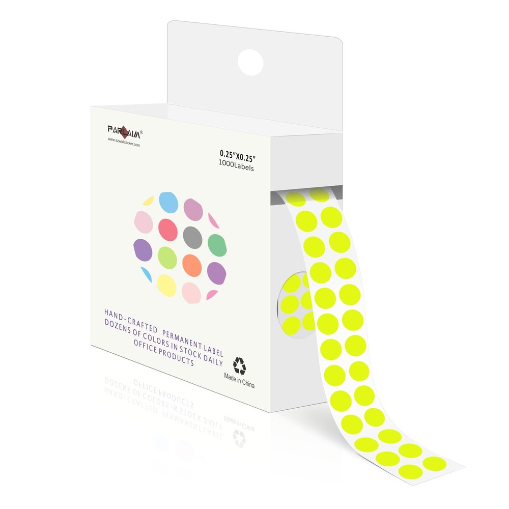 1/4 Inch Circle Sticker Labels,1000 Stickers Round Color Coding Circle Dots S…