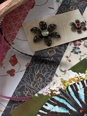 WINGS OF FANCY Junk Journal Supplies—HUGE VARIETY Paper Buttons Beads Ribbons