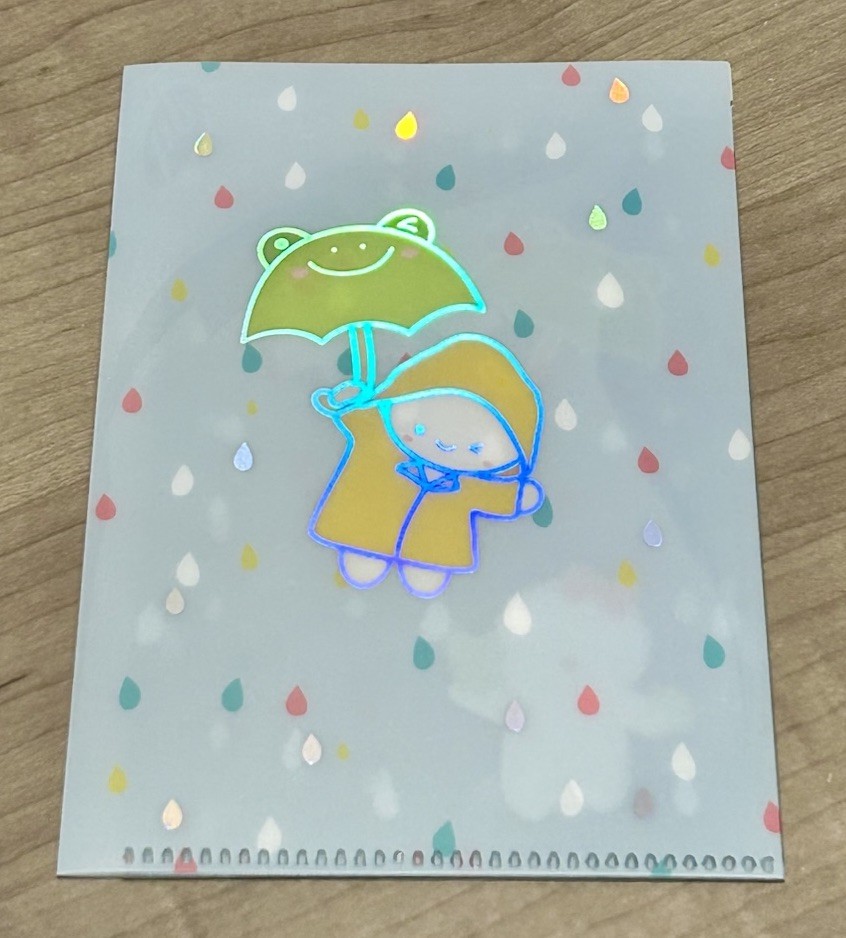 New Happie Scrappie x OMWL Collab Green Frog Munchkin Mini Sticker Folder