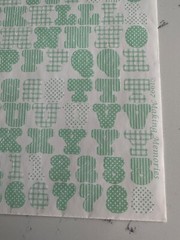 Making Memories Large Pastel Green Pattern Upper/Lower Case ABC/123 Scrapbooking