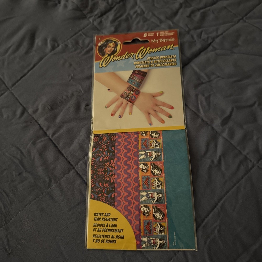 Wonder Woman Sticker Bracelets My Bands X 8