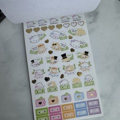 Wonton in A Million Sticker Sheet Budget Money Pad