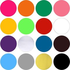JANYUN 6528 Colored Dot Stickers, 1/4″ Round Labels, 20 Colors for Office/Classr