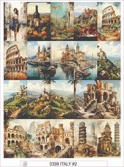 ITALY #2 – COMPLETE SHEET OF 20 STICKERS