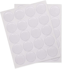 1Inch/25mm Clear Round Epoxy Resin Dome Stickers Circles Dots for Bottle Cap …