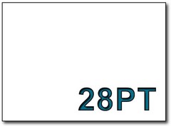 100 PCS 5×7 Inch Backing Board Thick 28PT Cardboard Solid White Core