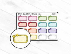 1029-1~~Half Box With Bow Bold Planner Stickers.