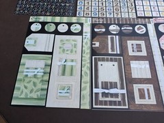 Pure Juice brand stickers alphabet letters, frames and tags sheets scrapbooking