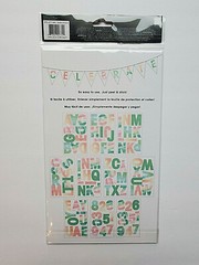 MambiSticks Ava Stay Golden Large Alphabet & Number Stickers New