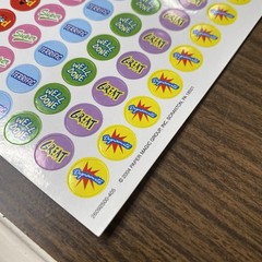 Vintage 2004 The Paper Magic Group Teacher Enrichment Mini Stickers- 2 Sheets