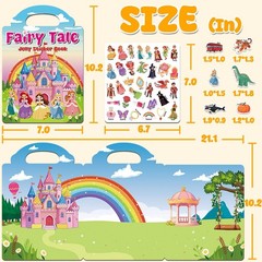 6 Sets Reusable Sticker Books for Toddlers 3+ Years, Jelly Sticker Book for K…
