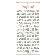 Tiny PANDA Sticker Sheet MIND WAVE Cute Animal Decals for Journaling