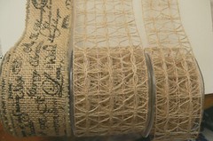 Burlap JUTE Braid 50 & 75mmWide & 60mmMesh 2 Metre Lengths 3 Style Choice GT BRD