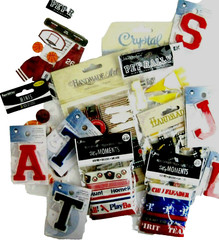 Lot 15 Packages School Grad Sports Stickers New Various Styles Colors Scrapbook