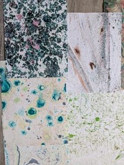 23 Piece Handmade Artisan Paper For Scrapbooking, Card Making, Junk Journals