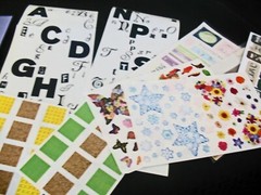 Lot Shell & Dusty Rose Photo Mounting Paper, ABC Stickers Plus