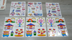 Vintage Mrs Grossman’s & NRN Carnival Stickers 6 sheets total