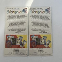 2x Stickopotamus Washington DC stickers binder sheet SP-CY-08 NEW