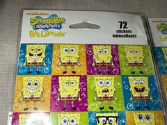 SpongeBob SquarePants Stickers Viacom Kids Squad Nickelodeon Sealed 2010 2 Packs