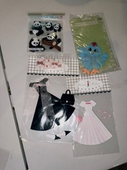 Scrapbooking Embellishments Paper Craft Lot Stickers Brads Frames Vellum 4 Lbs