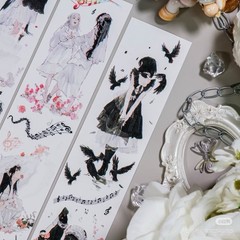 Anime Theme Sticker Sheets for Scrapbooking & Journaling, Multicolor