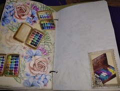 Artist Junk Journal Scrapbook USA Seller .