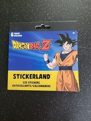 DragonballZ StickerLand Sticker Mini Book 120 Stickers New 6 Pages