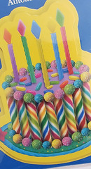 DESIGN FOCUS Peel and Stick BIRTHDAY CAKE Gift Trim –1 pc