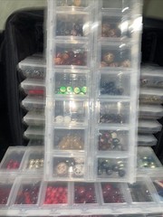 Craft Mates Embellishments Beads 8 Lockables Organizers Junk Journal Craft Lot