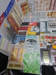 Lot Of 55 Mixed Brands Scrapbooking Supplies, Stickers, Sentiments, Etc.