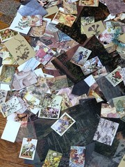 300pc VTG Inspo/Fairytale/Nature Ephemera Lot Small Pcs Junk Journal Scrpbooking