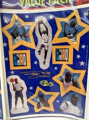 2 SEALED 1993 Vintage Hallmark Shaq O’Neil Stickers 144 Total Party 90s