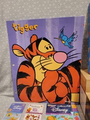 Vintage Sandylion Winnie The Pooh Tigger Sticker Album Sheet Notebook Folder Lot