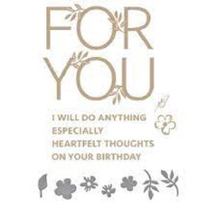 Spellbinders Metal Craft Die ESPECIALLY FOR YOU GLP 168
