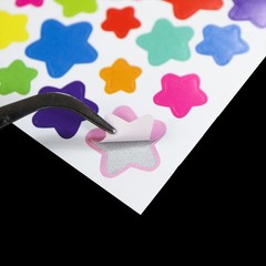 Reward Stickers Star Shape Mixed Colorful Well Done Learning YS-013