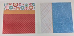 Scrapbook Lot Pages Bright Colors Family Kids Cut Outs 12×12 Paper Makes 16 Page