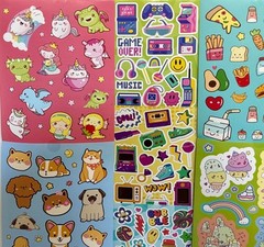 999+ kawaii stickers Lot cute food pets y2k Aesthetic scrapbook bulk collage