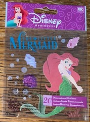 DISNEY The Little Mermaid Ariel Fish Tail Princess Character Scrapbook Stickers