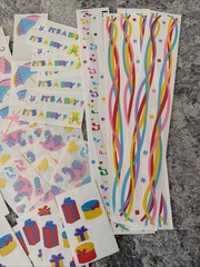 Vtg Mrs. Grossman’s CM Birthday Party Celebration Stickers Lot