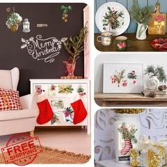 BBTO Christmas Rub On Transfers Pine Cone 5.5×5.7in
